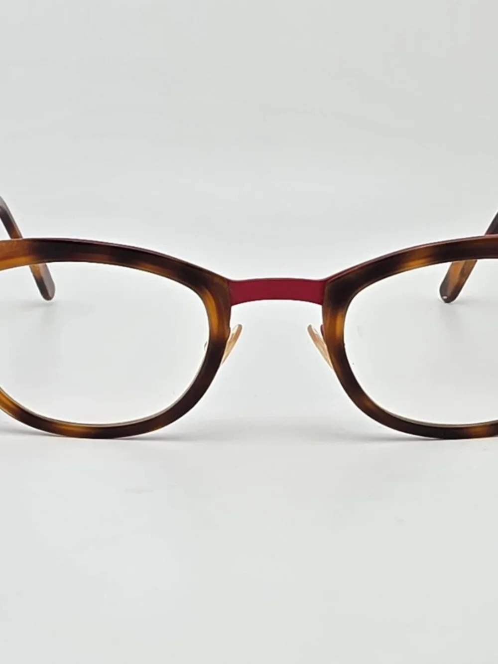 Anne Et Valentin Fairy U78 Havana Matte Red Cat Eye Eyeglasses Frame w Case 45mm